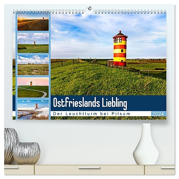 Ostfrieslands Liebling (hochwertiger Premium Wandkalender 2024 DIN A2 quer), Kunstdruck in Hochglanz, Andrea Dreegmeyer