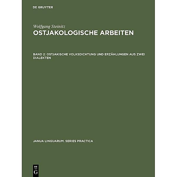 Ostjakische Volksdichtung und Erzählungen aus zwei Dialekten