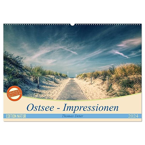 Ostsee - Impressionen (Wandkalender 2024 DIN A2 quer), CALVENDO Monatskalender, Thomas Deter