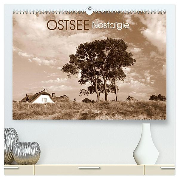 Ostsee-Nostalgie (hochwertiger Premium Wandkalender 2025 DIN A2 quer), Kunstdruck in Hochglanz, Calvendo, Katrin Manz