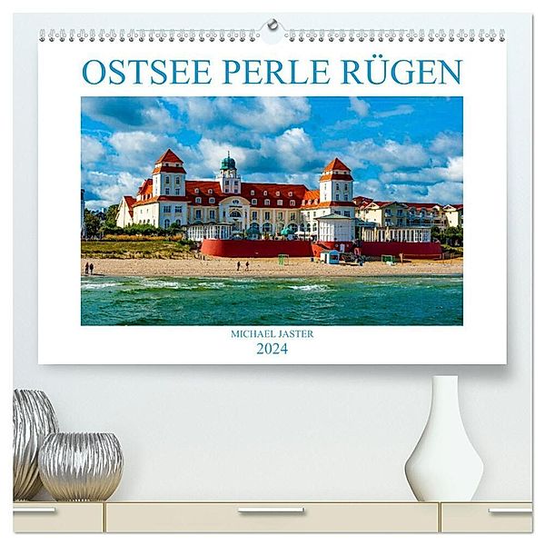 OSTSEE PERLE RÜGEN Michael Jaster (hochwertiger Premium Wandkalender 2024 DIN A2 quer), Kunstdruck in Hochglanz, Michael Jaster