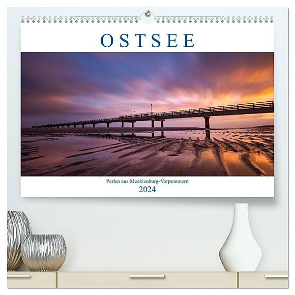 Ostsee - Perlen aus Mecklenburg-Vorpommern (hochwertiger Premium Wandkalender 2024 DIN A2 quer), Kunstdruck in Hochglanz, Salke Hartung