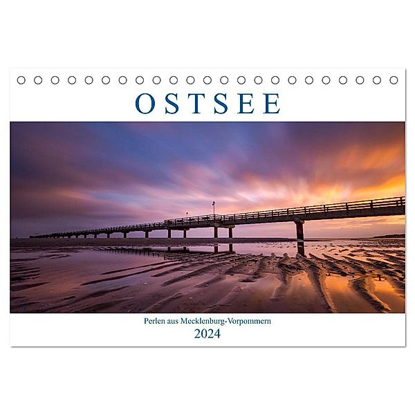Ostsee - Perlen aus Mecklenburg-Vorpommern (Tischkalender 2024 DIN A5 quer), CALVENDO Monatskalender, Salke Hartung