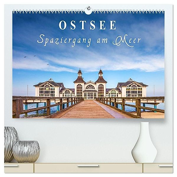 Ostsee - Spaziergang am Meer (hochwertiger Premium Wandkalender 2025 DIN A2 quer), Kunstdruck in Hochglanz, Calvendo, Christian Müringer