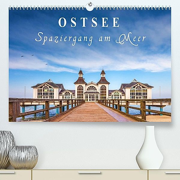Ostsee - Spaziergang am Meer (Premium, hochwertiger DIN A2 Wandkalender 2023, Kunstdruck in Hochglanz), Christian Müringer