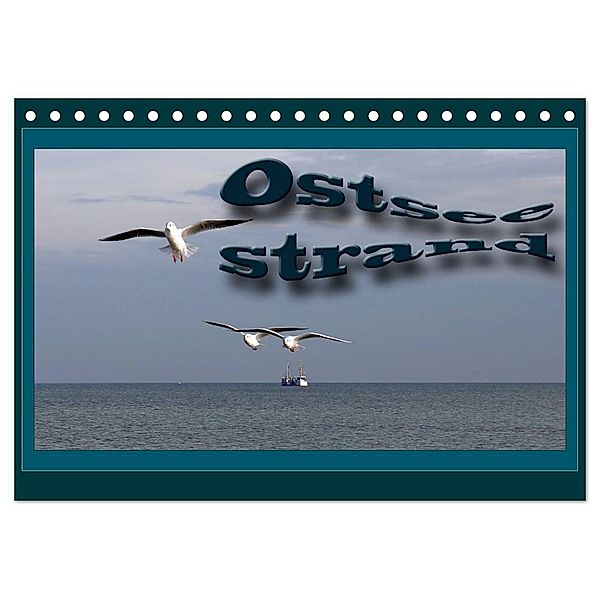 Ostsee-Strand (Tischkalender 2024 DIN A5 quer), CALVENDO Monatskalender, Flori0