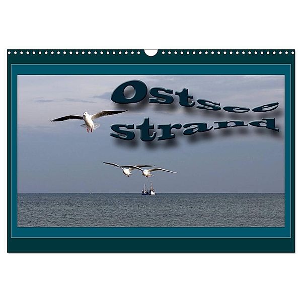 Ostsee-Strand (Wandkalender 2024 DIN A3 quer), CALVENDO Monatskalender, Flori0