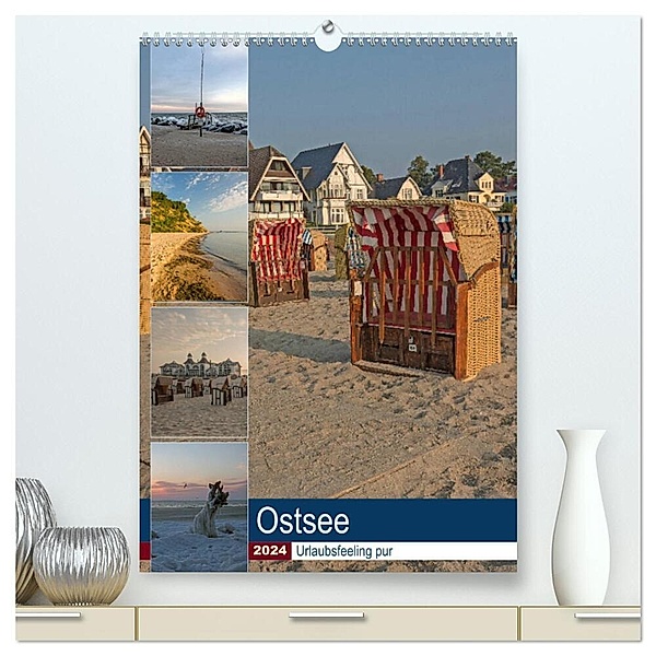 Ostsee. Urlaubsfeeling pur (hochwertiger Premium Wandkalender 2024 DIN A2 hoch), Kunstdruck in Hochglanz, Andrea Potratz