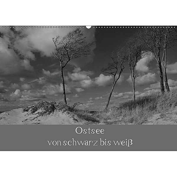 Ostsee - von schwarz bis weiß (Wandkalender 2019 DIN A2 quer), Uwe Becker