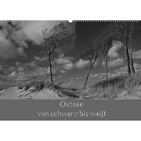 Ostsee - von schwarz bis weiß (Wandkalender 2023 DIN A2 quer), Uwe Becker