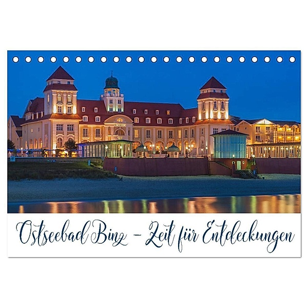 Ostseebad Binz - Zeit für Erholung (Tischkalender 2024 DIN A5 quer), CALVENDO Monatskalender, Gunter Kirsch