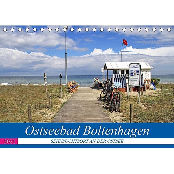 Ostseebad Boltenhagen - Sehnsuchtsort an der Ostsee (Tischkalender 2021 DIN A5 quer), Holger Felix