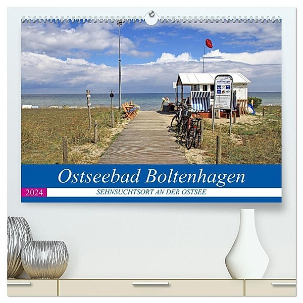 Ostseebad Boltenhagen - Sehnsuchtsort an der Ostsee (hochwertiger Premium Wandkalender 2024 DIN A2 quer), Kunstdruck in Hochglanz, Holger Felix