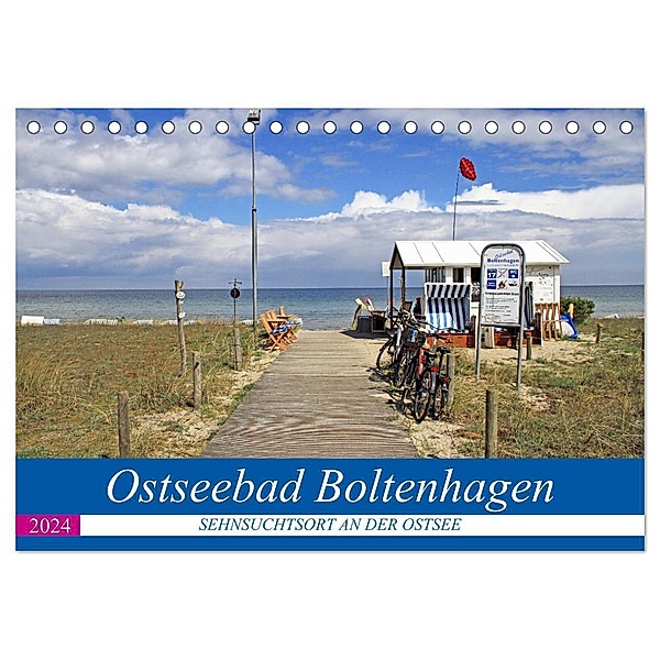 Ostseebad Boltenhagen - Sehnsuchtsort an der Ostsee (Tischkalender 2024 DIN A5 quer), CALVENDO Monatskalender, Holger Felix