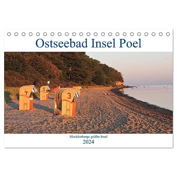 Ostseebad Insel Poel (Tischkalender 2024 DIN A5 quer), CALVENDO Monatskalender, Markus Rein