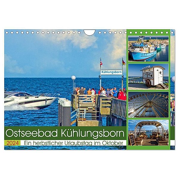 Ostseebad Kühlungsborn - Ein herbstlicher Urlaubstag im Oktober (Wandkalender 2024 DIN A4 quer), CALVENDO Monatskalender, Holger Felix