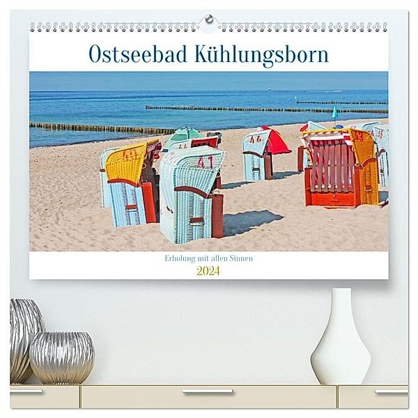 Ostseebad Kühlungsborn. Erholung mit allen Sinnen (hochwertiger Premium Wandkalender 2024 DIN A2 quer), Kunstdruck in Hochglanz, Lucy M. Laube