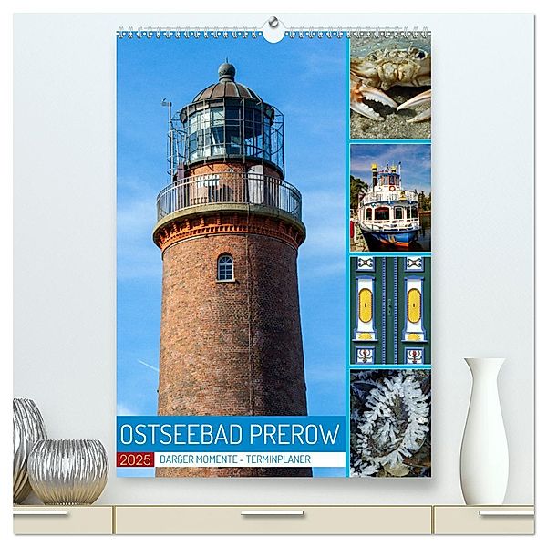 Ostseebad Prerow - Darsser Momente - Terminplaner (hochwertiger Premium Wandkalender 2025 DIN A2 hoch), Kunstdruck in Hochglanz, Calvendo, Holger Felix