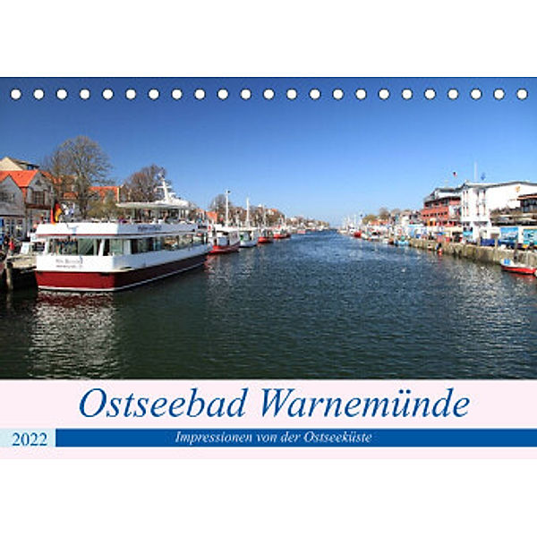 Ostseebad Warnemünde (Tischkalender 2022 DIN A5 quer), Thomas Deter