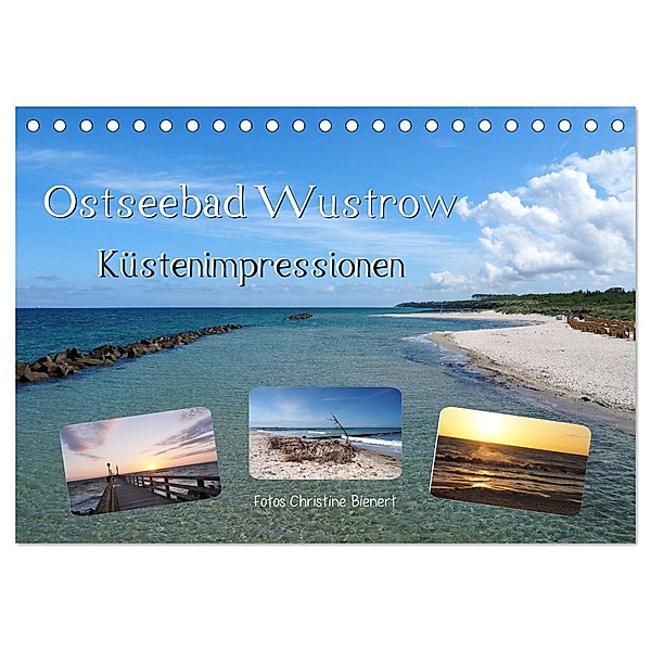 Ostseebad Wustrow Küstenimpressionen (Tischkalender 2024 DIN A5 quer), CALVENDO Monatskalender, Christine Bienert