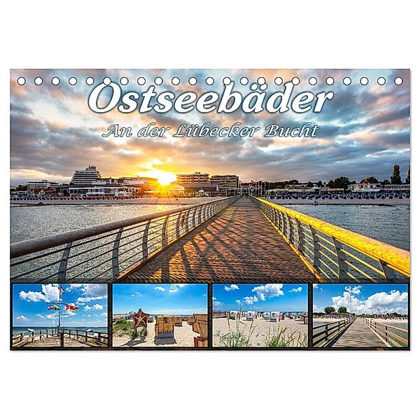 Ostseebäder an der Lübecker Bucht (Tischkalender 2024 DIN A5 quer), CALVENDO Monatskalender, Andrea Dreegmeyer