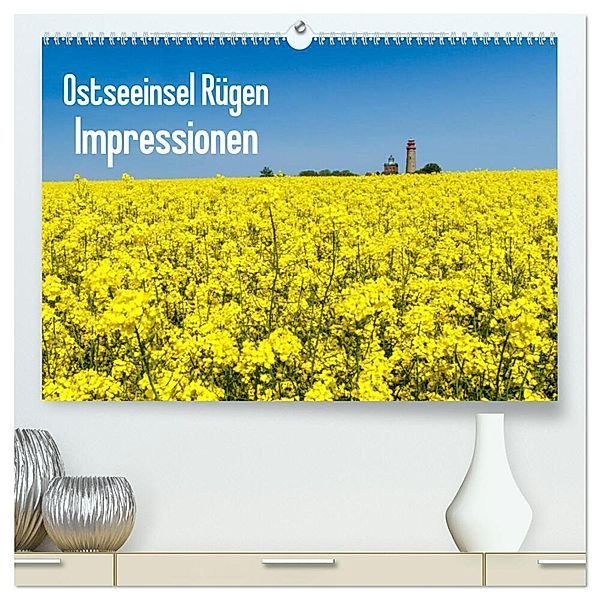 Ostseeinsel Rügen Impressionen (hochwertiger Premium Wandkalender 2024 DIN A2 quer), Kunstdruck in Hochglanz, Roman Pohl