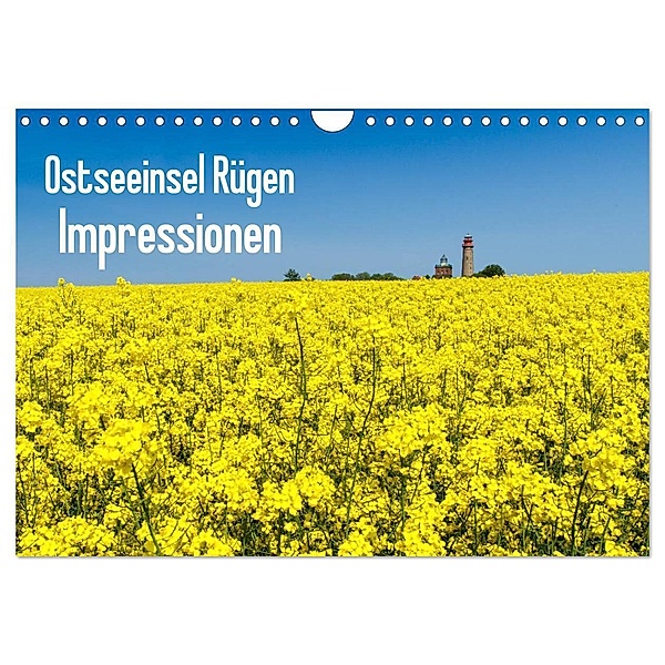 Ostseeinsel Rügen Impressionen (Wandkalender 2024 DIN A4 quer), CALVENDO Monatskalender, Roman Pohl