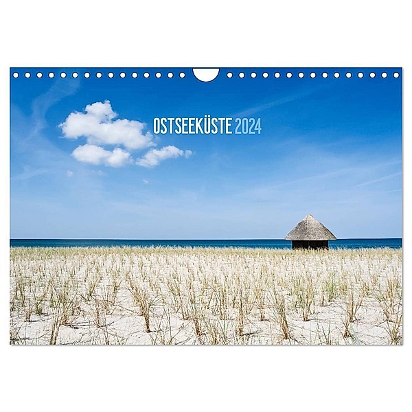 Ostseeküste 2024 (Wandkalender 2024 DIN A4 quer), CALVENDO Monatskalender, Ralph Kerpa