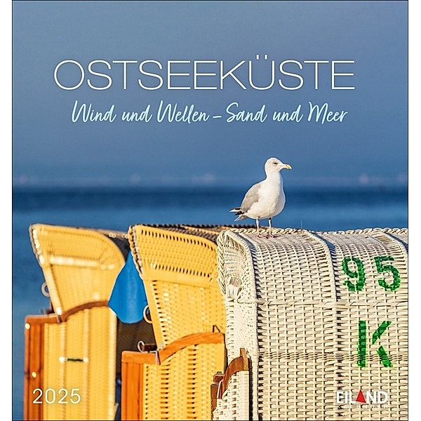 Ostseeküste Postkartenkalender 2025 - Wind und Wellen - Sand und Meer