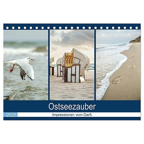 Ostseezauber (Tischkalender 2025 DIN A5 quer), CALVENDO Monatskalender, Calvendo, Linda Geisdorf