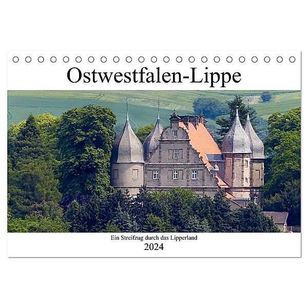 Ostwestfalen-Lippe Ein Streifzug durch das Lipperland (Tischkalender 2024 DIN A5 quer), CALVENDO Monatskalender, Happyroger
