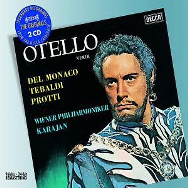 Othello (Ga), Tebaldi, Monaco, Protti, Karajan, Wp