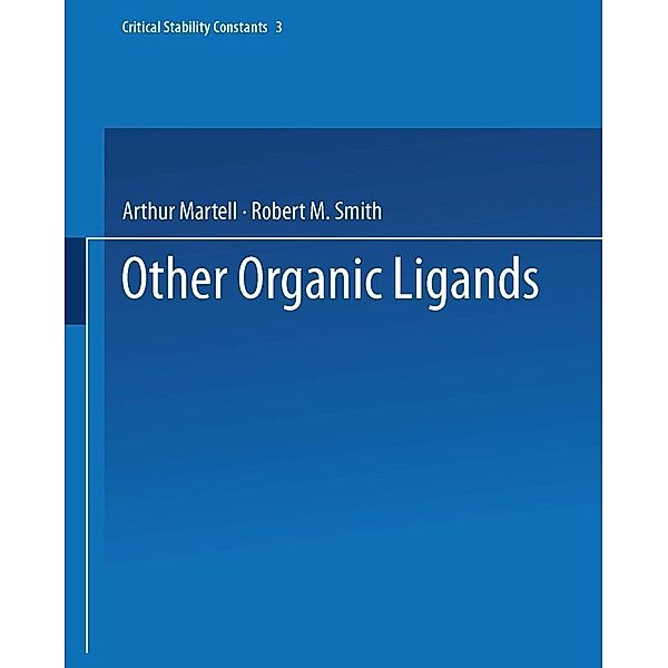 Other Organic Ligands / Critical Stability Constants Bd.3