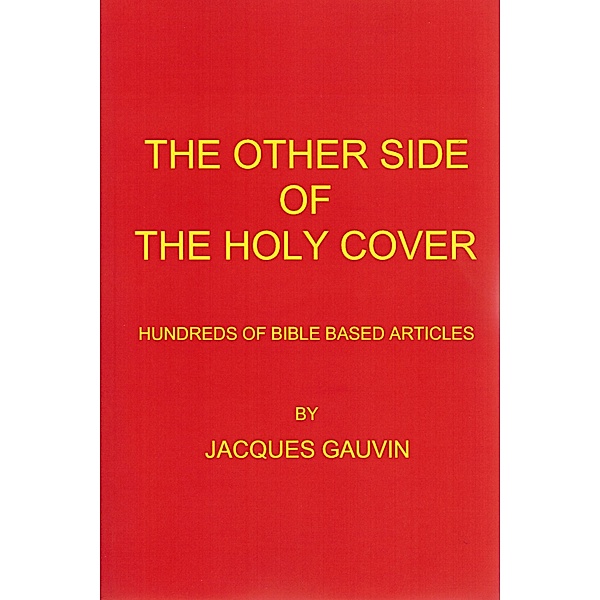 Other Side Of The Holy Cover, Jacques Gauvin