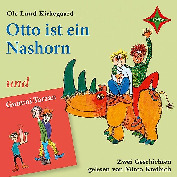 Otto ist ein Nashorn und Gummi-Tarzan, 2 Audio-CD, Ole Lund Kirkegaard