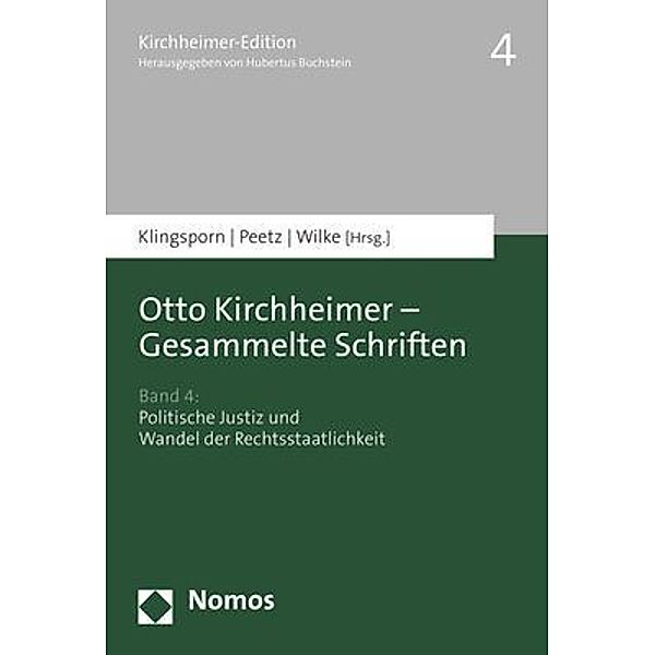 Otto Kirchheimer - Gesammelte Schriften