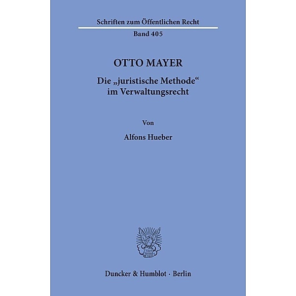 Otto Mayer., Alfons Hueber