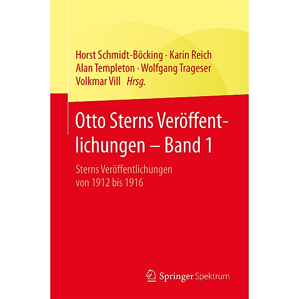 Otto Sterns Veröffentlichungen.Bd.1, Otto Stern