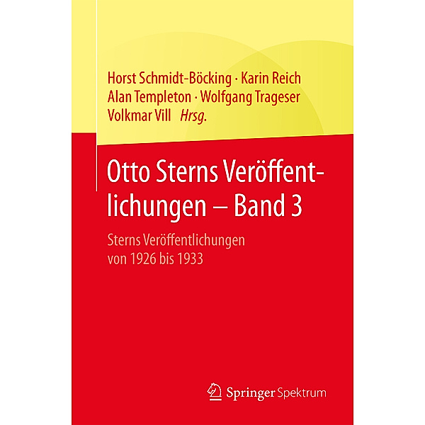 Otto Sterns Veröffentlichungen.Bd.3, Otto Stern