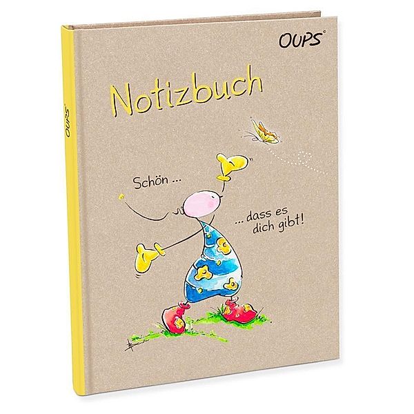 Oups Notizbuch - Gelb, Kurt Hörtenhuber