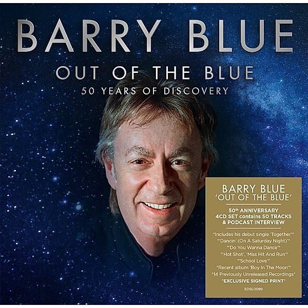 Out Of The Blue - 50 Years Of Discovery (4cd-Set), Barry Blue
