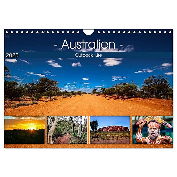 Outback Life - Australien (Wandkalender 2025 DIN A4 quer), CALVENDO Monatskalender, Calvendo, Anke Fietzek