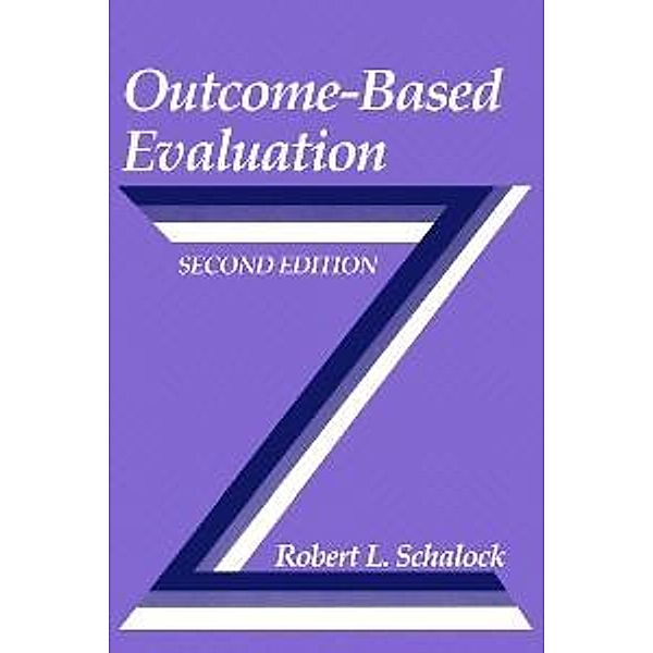 Outcome-Based Evaluation, Robert L. Schalock