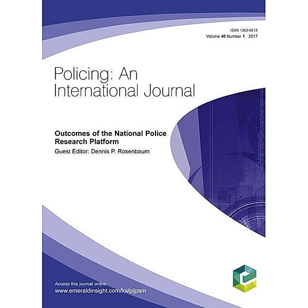 Outcomes of the National Police Research Platform