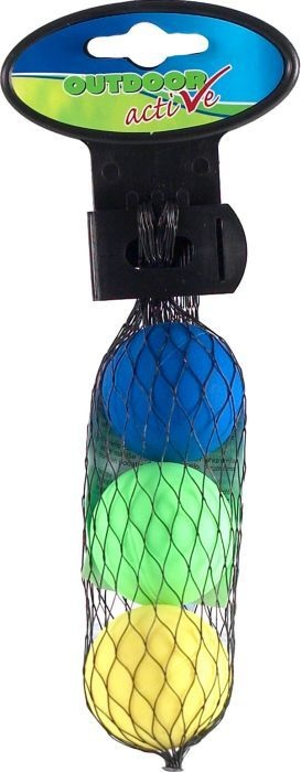 ab Outdoor active 3 Beachball-Ersatzbälle aus Gummi # 4 cm Outdoorspielzeug 