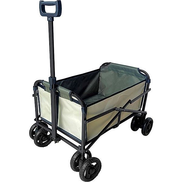 Outdoor active Bollerwagen beige/olivgrün 77x53x92 cm