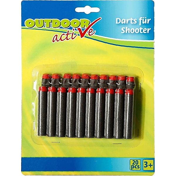 Outdoor active Darts für Shooter, 20 Stück