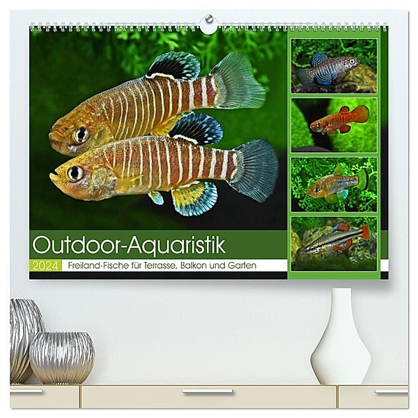 Outdoor-Aquaristik (hochwertiger Premium Wandkalender 2024 DIN A2 quer), Kunstdruck in Hochglanz, Rudolf Pohlmann