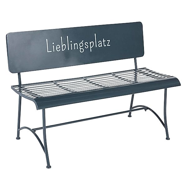 Outdoor-Bank Lieblingsplatz Grau