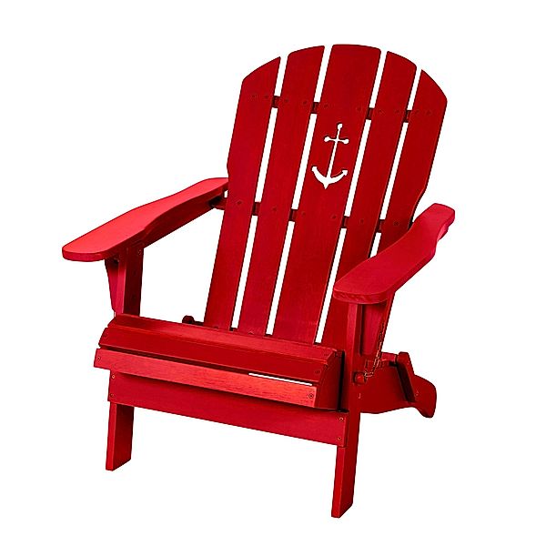 Outdoor-Stuhl Anker Rot